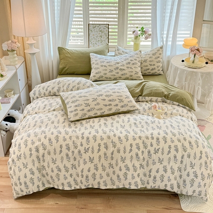 91家纺网 家纺一手货源 找家纺 （总）悦织湾家纺 2025新款A类超柔提花云纱棉四件套