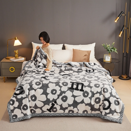 91家纺网 家纺一手货源 找家纺 （总）新印象 2024新款拉舍尔毛毯