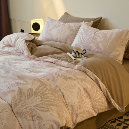 91家纺网 家纺一手货源 找家纺 （总）拼社家纺 全棉火山小磨毛活性数码印花四件套不掉毛纯棉全棉磨毛四件套