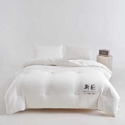 思雅庭 2024新款1新疆棉花被被子被芯 瓷白