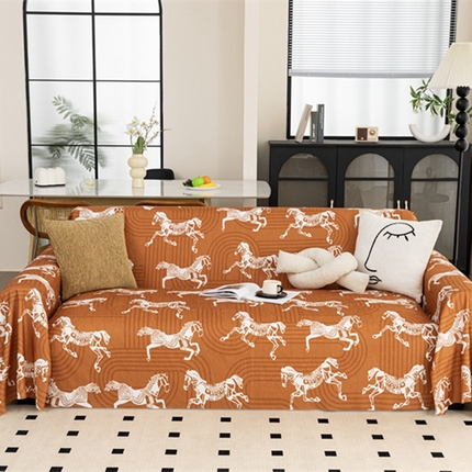 91家纺网 家纺一手货源 找家纺 （总）沐沐 2026新款雪尼尔印花沙发巾