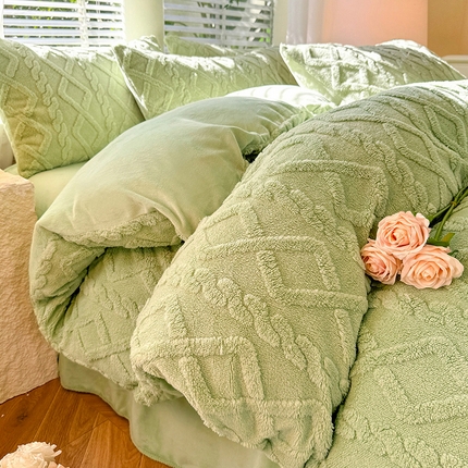 91家纺网 家纺一手货源 找家纺 （总）莉莉安 2025新款塔芙绒四件套