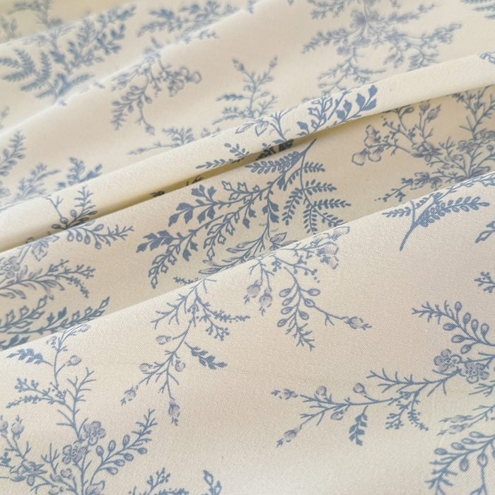 91家纺网 家纺一手货源 找家纺 妖妖家纺 2024新款超柔软糯水洗云朵棉印花单床单 风铃草