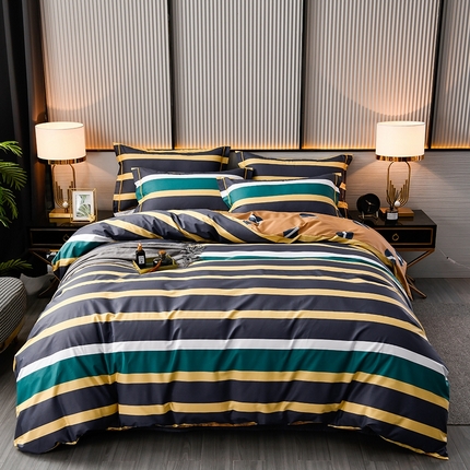 91家纺网 家纺一手货源 找家纺 （总）润淳 2025全棉正宗13376四件套精梳棉印花纯棉三件套13372全棉四件套