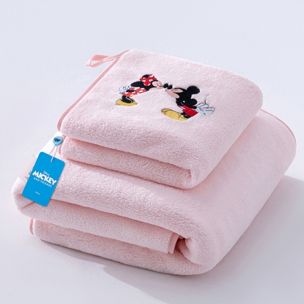 91家纺网 家纺一手货源 找家纺 高端直播福利品珊瑚绒情侣毛巾浴巾套装毛巾浴巾两件套学生加厚吸水毛巾浴巾两件套卡通毛巾浴巾套装