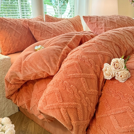 91家纺网 家纺一手货源 找家纺 （总）莉莉安 2025新款塔芙绒四件套