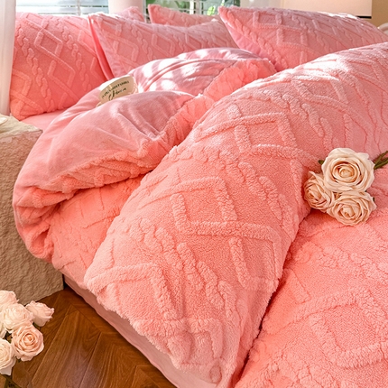 91家纺网 家纺一手货源 找家纺 （总）莉莉安 2025新款塔芙绒四件套