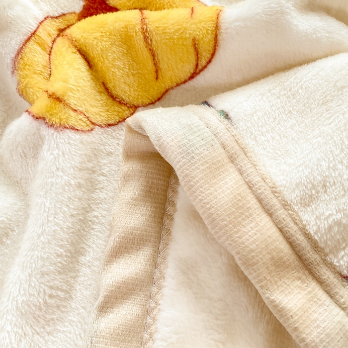 91家纺网 家纺一手货源 找家纺 楠沐家纺 2025新款双面牛奶绒多功能印花毛毯 小南瓜