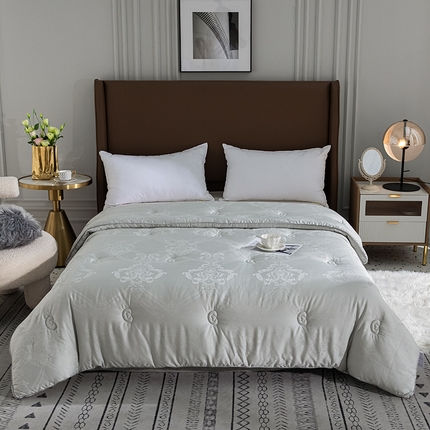 91家纺网 家纺一手货源 找家纺 （总）心梦泽家纺 2025新款木本大提花大豆被立体冬被被芯