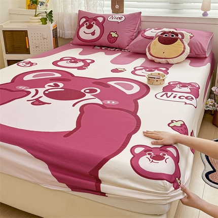 91家纺网 家纺一手货源 找家纺 （总）名兮家居 2024新款全棉大版经典奥特曼-三丽鸥床笠【含防伪标】