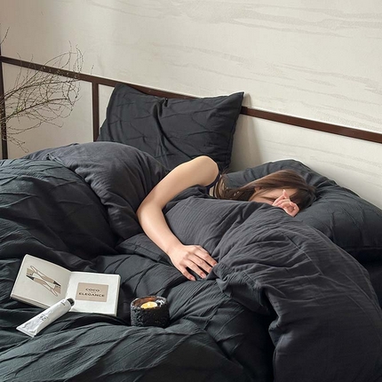 91家纺网 家纺一手货源 找家纺 （总）2024新款全棉提花四件套-V克托瑞