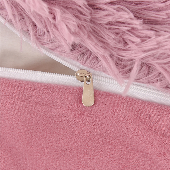 91家纺网 家纺一手货源 找家纺 鑫喜莱 2024新款长毛绒四件套 豆沙