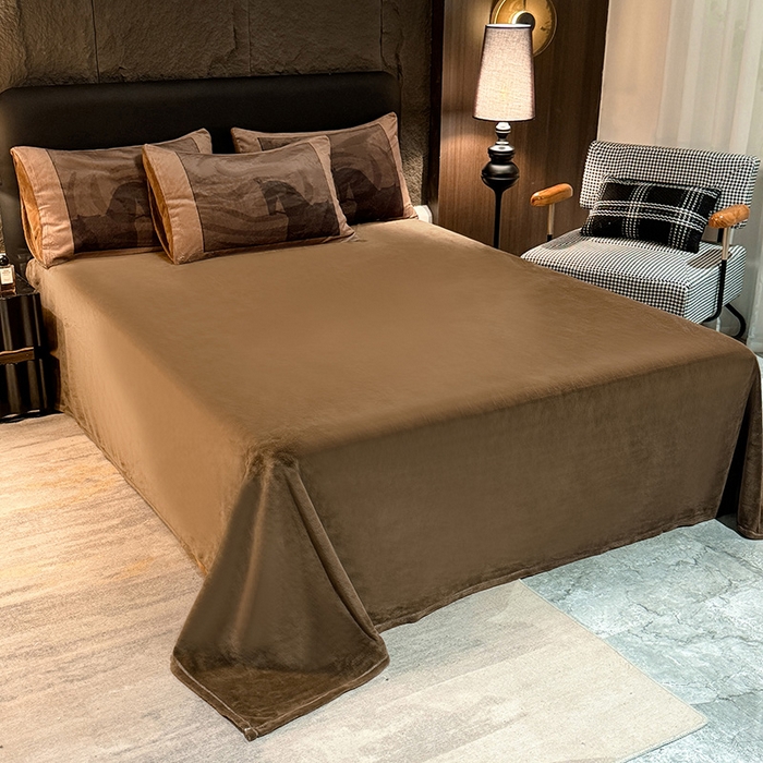 91家纺网 家纺一手货源 找家纺 （总）控价 2025A类丽丝绒+全消光牛奶绒四件套-奥弗恩