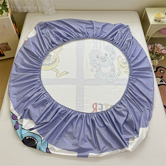 91家纺网 家纺一手货源 找家纺 名兮家居 2024新款全棉大版经典奥特曼-三丽鸥床笠【含防伪标】 大眼怪