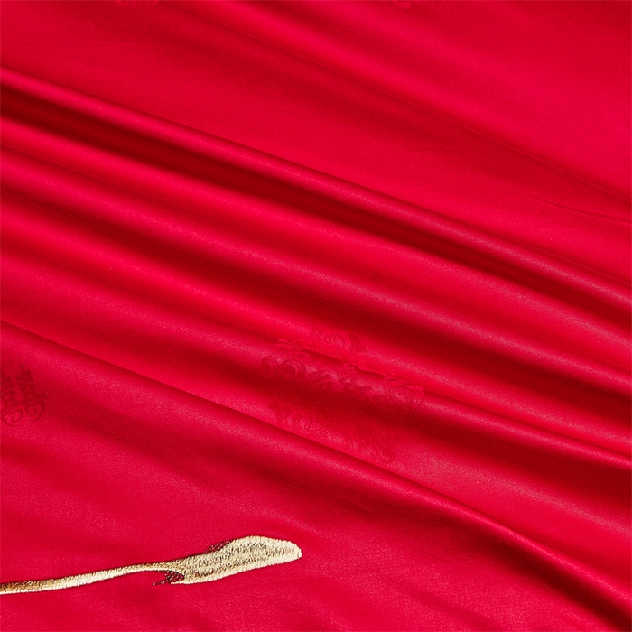 91家纺网 家纺一手货源 找家纺 宏羽纺家纺 2024新款高支高密纯棉提花婚庆套件系列（控价680）富贵牡丹