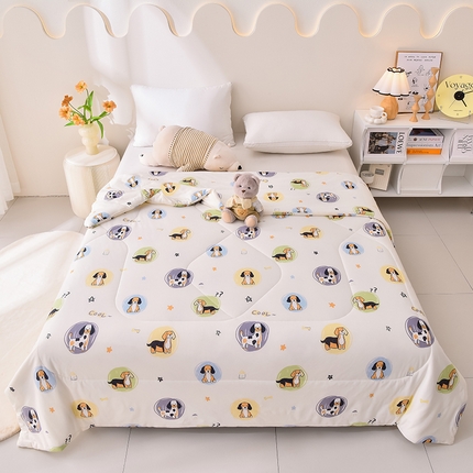 2024新款A类针织棉亲肤夏被夏凉被空调被 酷狗