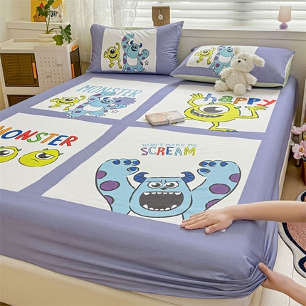 91家纺网 家纺一手货源 找家纺 （总）名兮家居 2024新款全棉大版经典奥特曼-三丽鸥床笠【含防伪标】