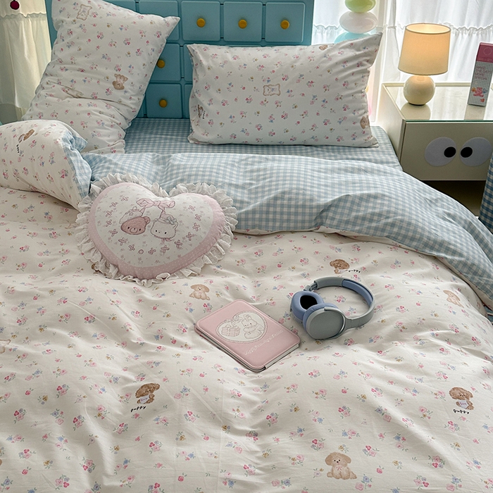 91家纺网 家纺一手货源 找家纺 （总）昔可家纺 2024新款小卡通13372亲肤四件套