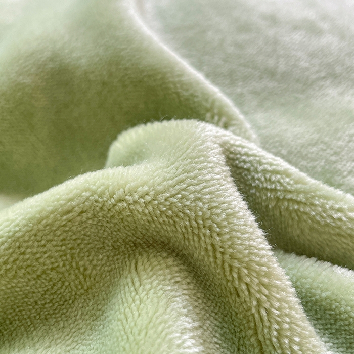 91家纺网 家纺一手货源 找家纺 畅畅家纺 2024新款冬季韩版花边蕾丝牛奶绒床盖四件套 草绿