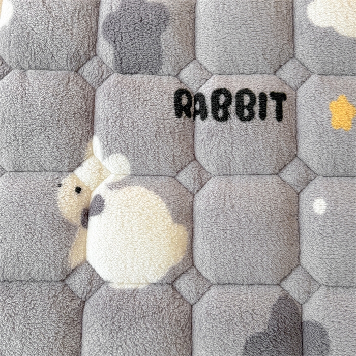 91家纺网 家纺一手货源 找家纺 雯豆家纺 2024新品泰迪绒学生床垫宿舍床褥子加厚上下铺北极绒床护垫 泰迪绒床褥-尤拉