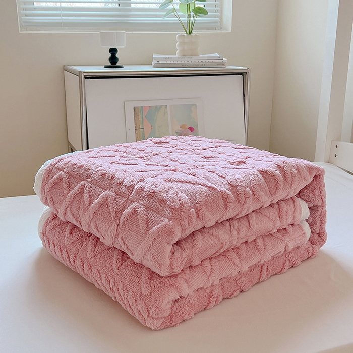 91家纺网 家纺一手货源 找家纺 贝拉梦家纺 2024新款塔肤绒牛奶绒纯色学生宿舍夹棉软床垫子护床垫 梦玫瑰