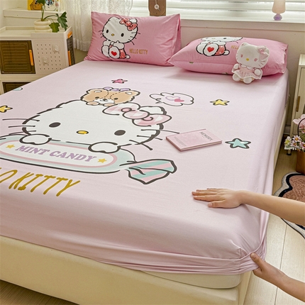 91家纺网 家纺一手货源 找家纺 （总）名兮家居 2024新款全棉大版经典奥特曼-三丽鸥床笠【含防伪标】