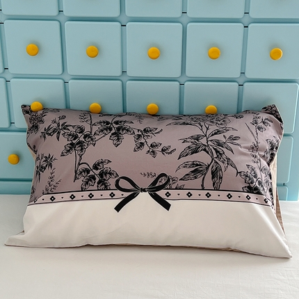 91家纺网 家纺一手货源 找家纺 昔可家纺 2024新款数码印花单品枕套系列-ins风系列 复古花