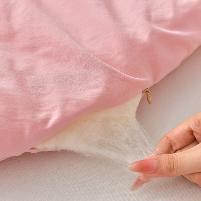 91家纺网 家纺一手货源 找家纺 2024新款A类婴儿有机棉无染大豆被加厚夏被春秋被冬被被子被芯 粉