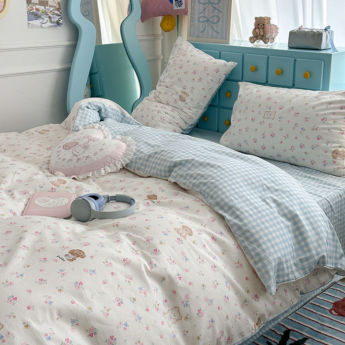 91家纺网 家纺一手货源 找家纺 （总）昔可家纺 2024新款小卡通13372亲肤四件套