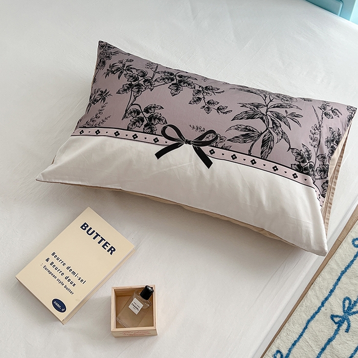 91家纺网 家纺一手货源 找家纺 昔可家纺 2024新款数码印花单品枕套系列-ins风系列 复古花