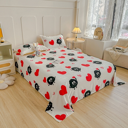 91家纺网 家纺一手货源 找家纺 （总）卡普家居 2025新款加厚保暖牛奶绒系列--单品床单