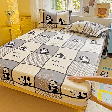 91家纺网 家纺一手货源 找家纺 （总）卡普家居 2025新款印花牛奶绒床笠