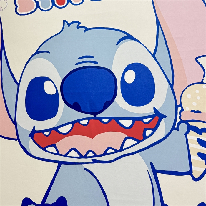 91家纺网 家纺一手货源 找家纺 名兮家居 2024新款全棉大版经典奥特曼-三丽鸥床笠【含防伪标】 史迪小怪