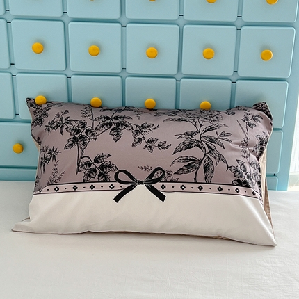 昔可家纺 2024新款数码印花单品枕套系列-ins风系列 复古花