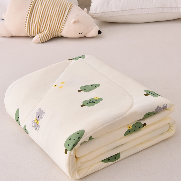 91家纺网 家纺一手货源 找家纺 2024新款A类针织棉亲肤夏被夏凉被空调被 考拉之家