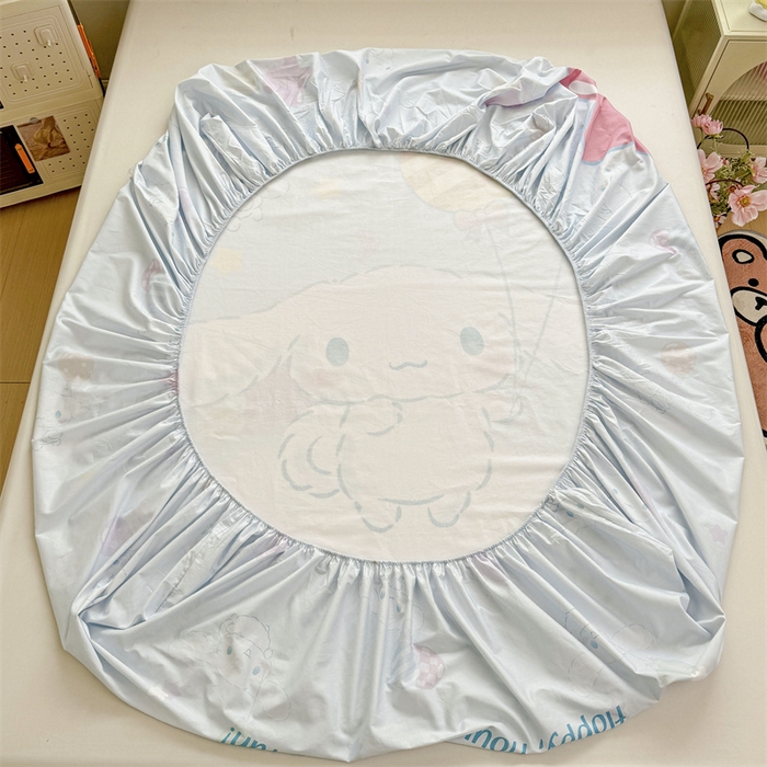 91家纺网 家纺一手货源 找家纺 名兮家居 2024新款全棉大版经典奥特曼-三丽鸥床笠【含防伪标】 向云端