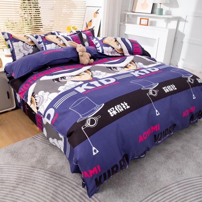 91家纺网 家纺一手货源 找家纺 乐居坊 2024新款亲肤棉美棉芦荟棉四件套新花型（8月）  魔术先生