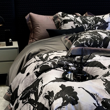 （总）2024新款高支天丝棉数码印花四件套-向晴