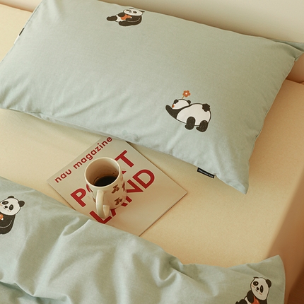 91家纺网 家纺一手货源 找家纺 （总）薏思家纺 2025新款全棉印花磨毛-单品枕套