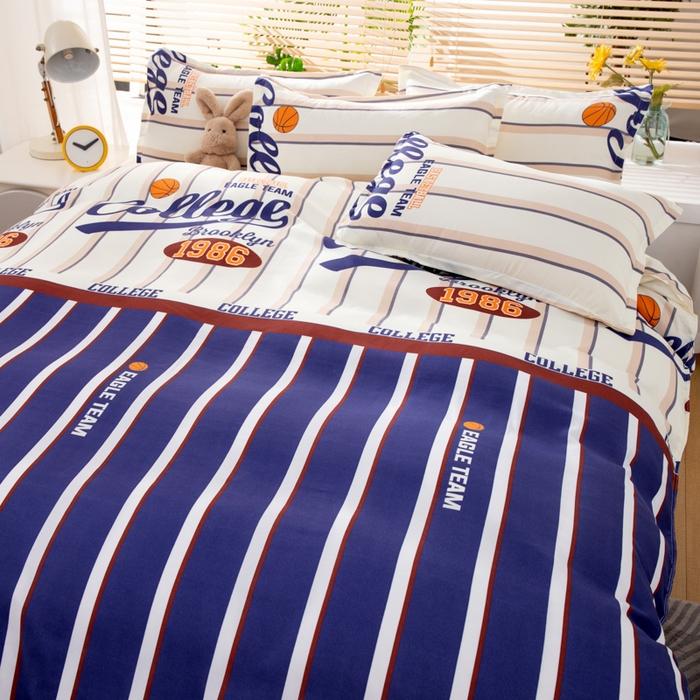 91家纺网 家纺一手货源 找家纺 乐居坊 2024新款亲肤棉美棉芦荟棉四件套新花型（8月）  高校风云