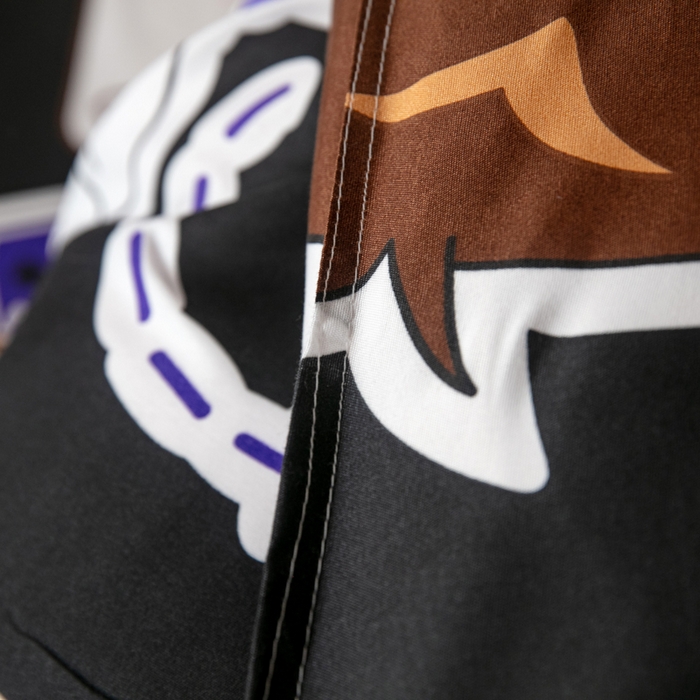 91家纺网 家纺一手货源 找家纺 乐居坊 2024新款亲肤棉美棉芦荟棉四件套学生宿舍床（8月）  黑羽快斗