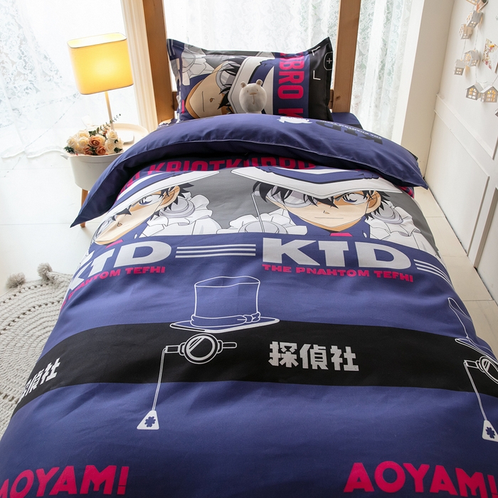 91家纺网 家纺一手货源 找家纺 乐居坊 2024新款亲肤棉美棉芦荟棉四件套学生宿舍床（8月）  魔术先生