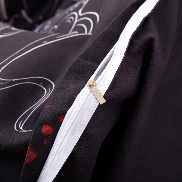 91家纺网 家纺一手货源 找家纺 乐居坊 2024新款亲肤棉美棉芦荟棉四件套新花型（8月）  墨雨云间