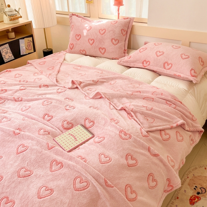 91家纺网 家纺一手货源 找家纺 川悦生活 2024新款高克重双面雪花绒毛毯 毛毯冬日暖语