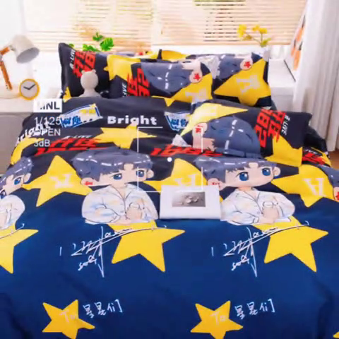 91家纺网 家纺一手货源 找家纺 乐居坊 2024新款亲肤棉美棉芦荟棉四件套新花型（8月）  北斗星