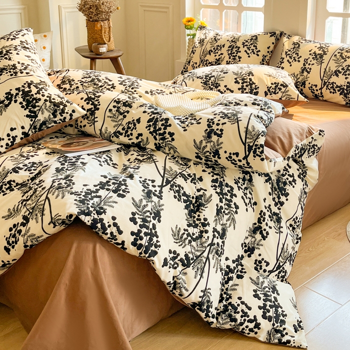 91家纺网 家纺一手货源 找家纺 （总）千朵 2024新款全棉磨毛四件套