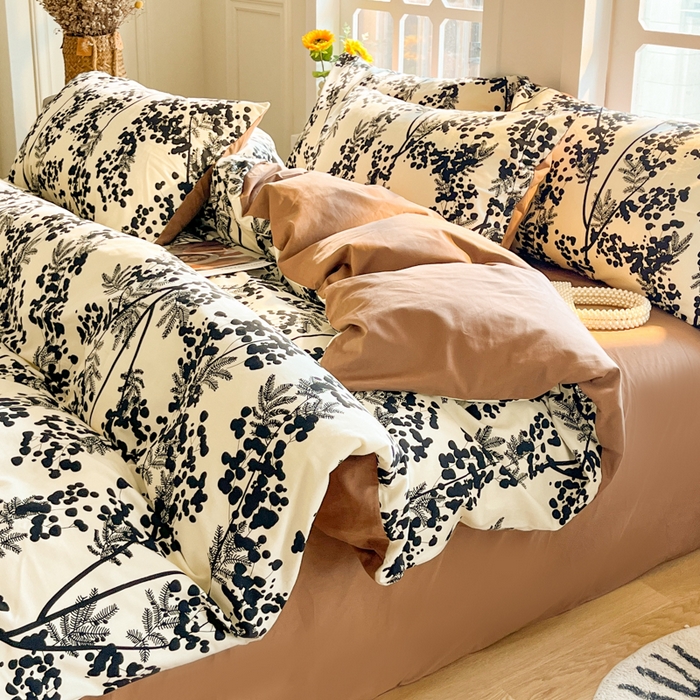 91家纺网 家纺一手货源 找家纺 （总）千朵 2024新款全棉磨毛四件套