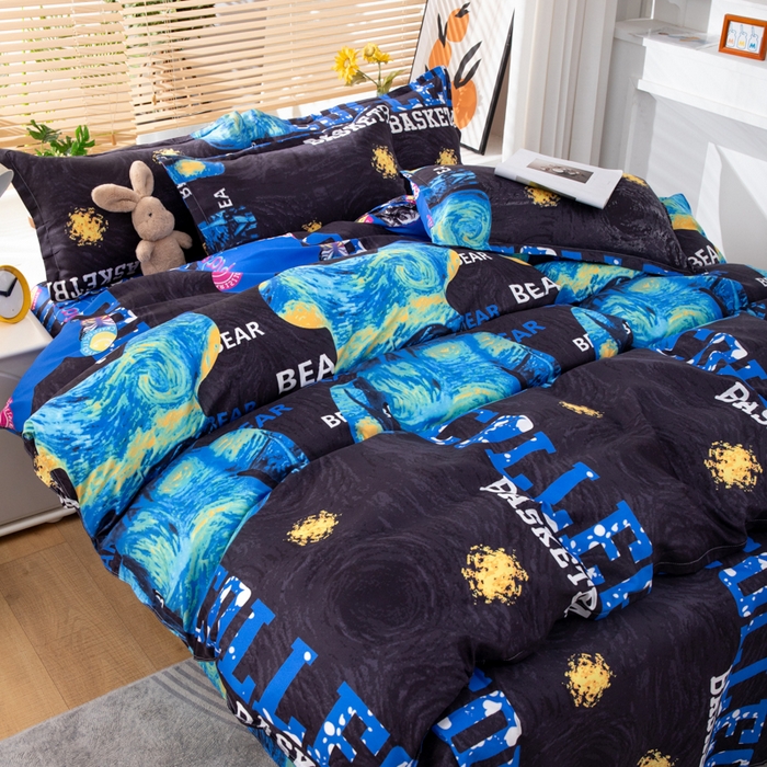 91家纺网 家纺一手货源 找家纺 乐居坊 2024新款亲肤棉美棉芦荟棉四件套新花型（8月）  魅力熊