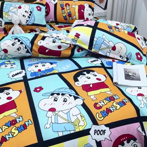 91家纺网 家纺一手货源 找家纺 乐居坊 2024新款亲肤棉美棉芦荟棉四件套新花型（8月）  哦买尬