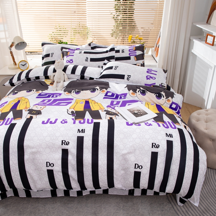 91家纺网 家纺一手货源 找家纺 乐居坊 2024新款亲肤棉美棉芦荟棉四件套新花型（8月）  JJ 20